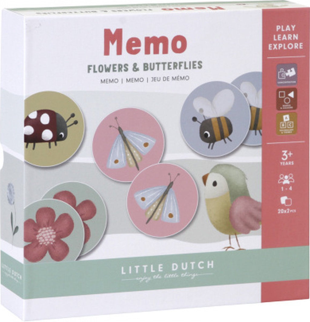 ZZZ Little Dutch Memo | Flowers & butterflies