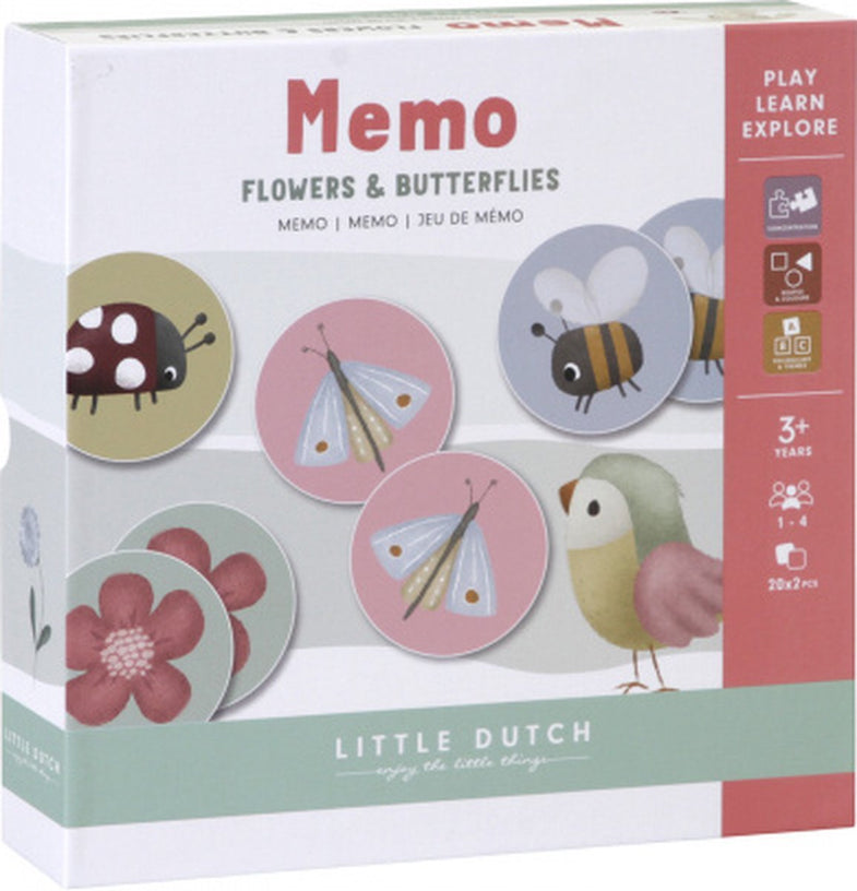 Little Dutch Memo | Flowers & butterflies