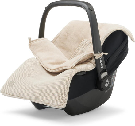 * Jollein Voetenzak Maxi Cosi 0+ 3/5 punts | Basic Knit Nougat