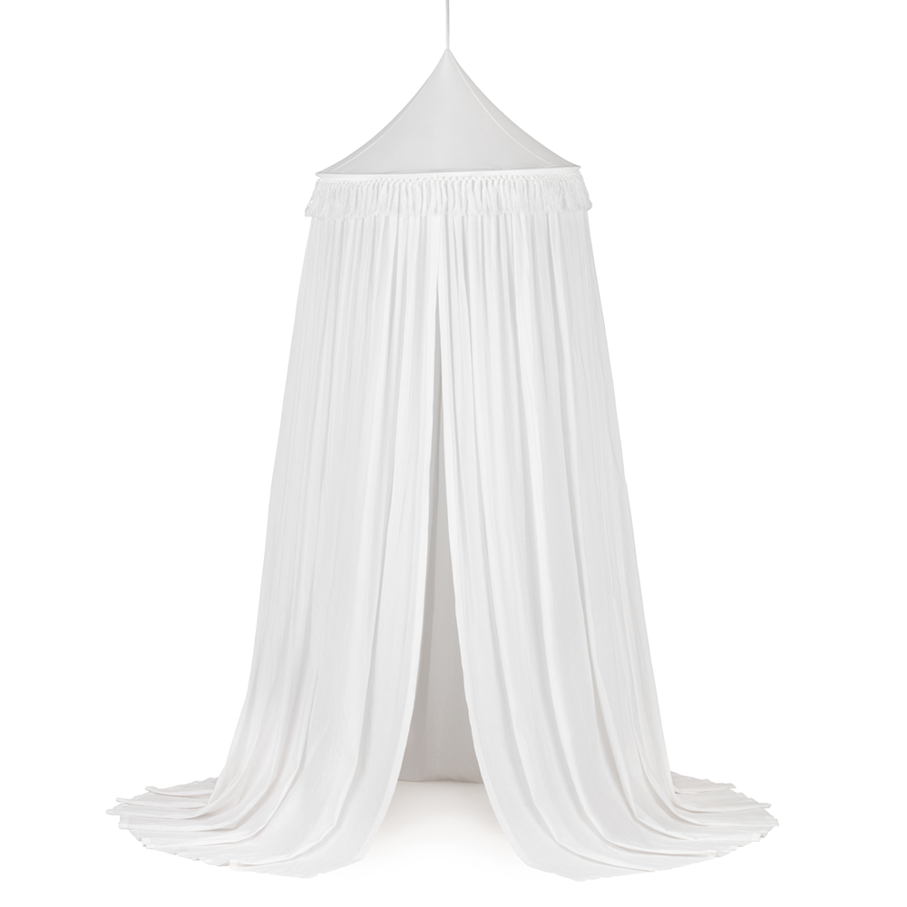 Cotton & Sweets Large Klamboo 235cm | Voile Boho White