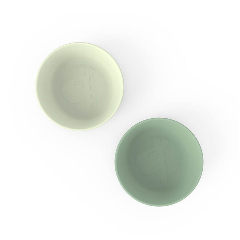 Done By Deer Silicone Kiddish Bowl 2-Pack | Raffi Green*
