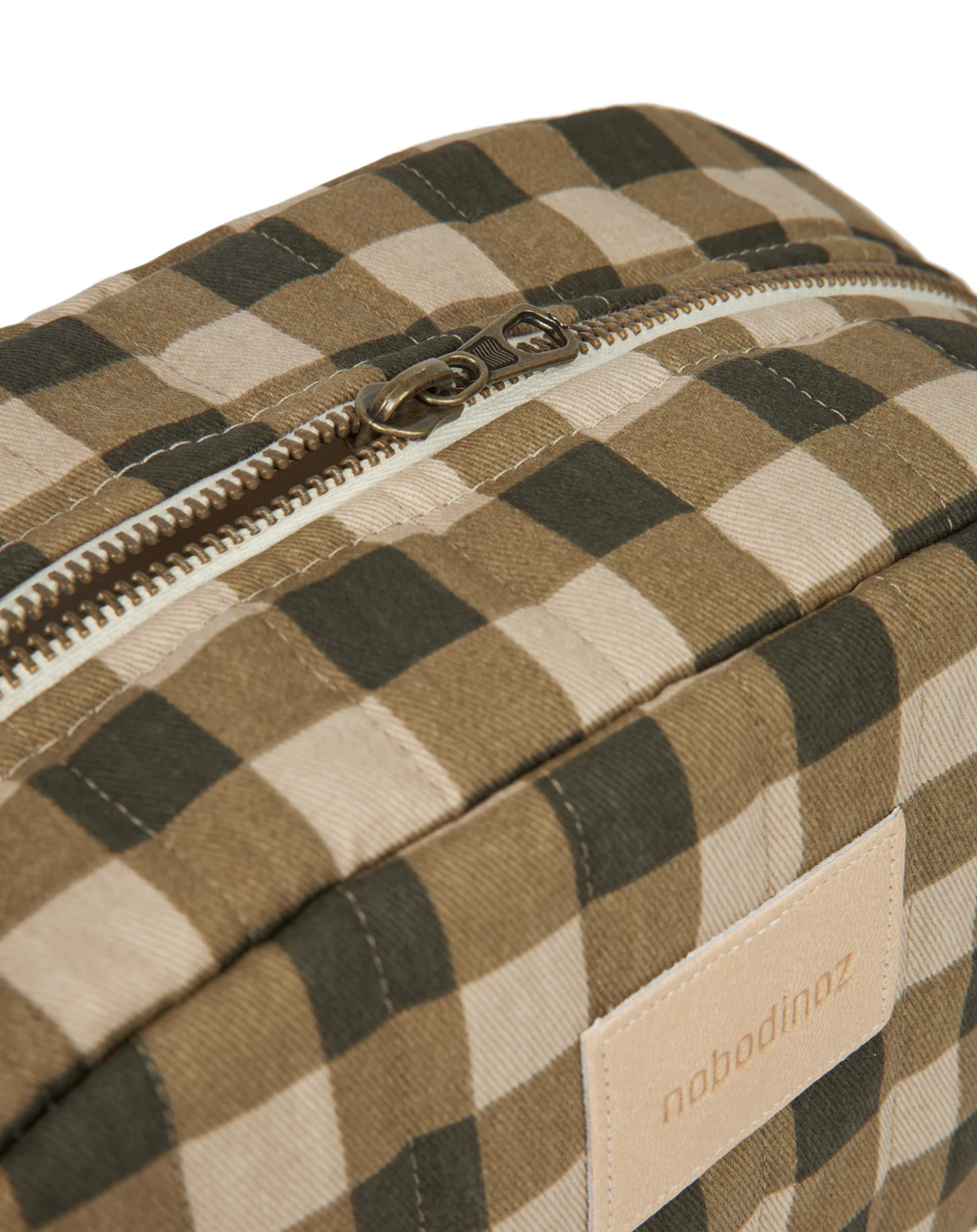 * Nobodinoz Vanity Case Toilettas Waterproof | Green Checks