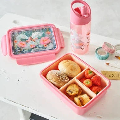 Petit Monkey Handige Bento Lunchbox Met Vakjes | Fairytale Dragon Pearl Stars
