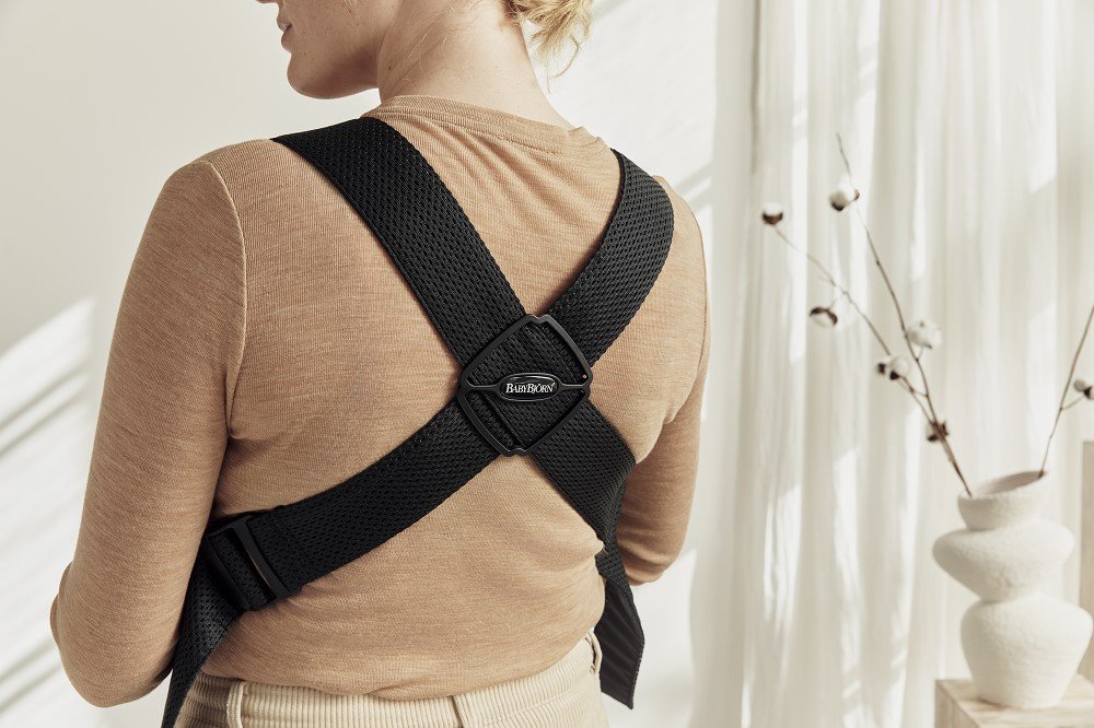 Babybjörn draagzak Mini - 3D Airy Mesh Zwart