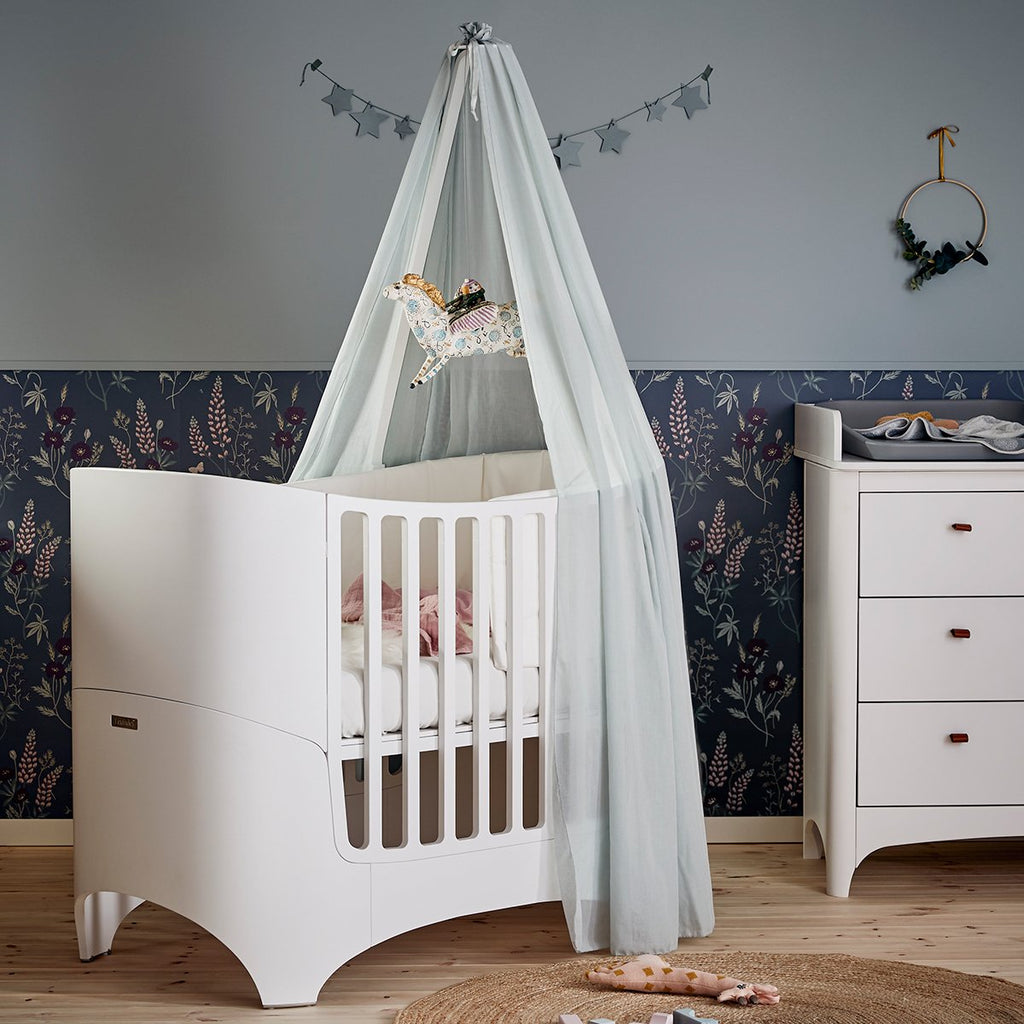 Leander Babybed Klamboe Stok | Whitewash