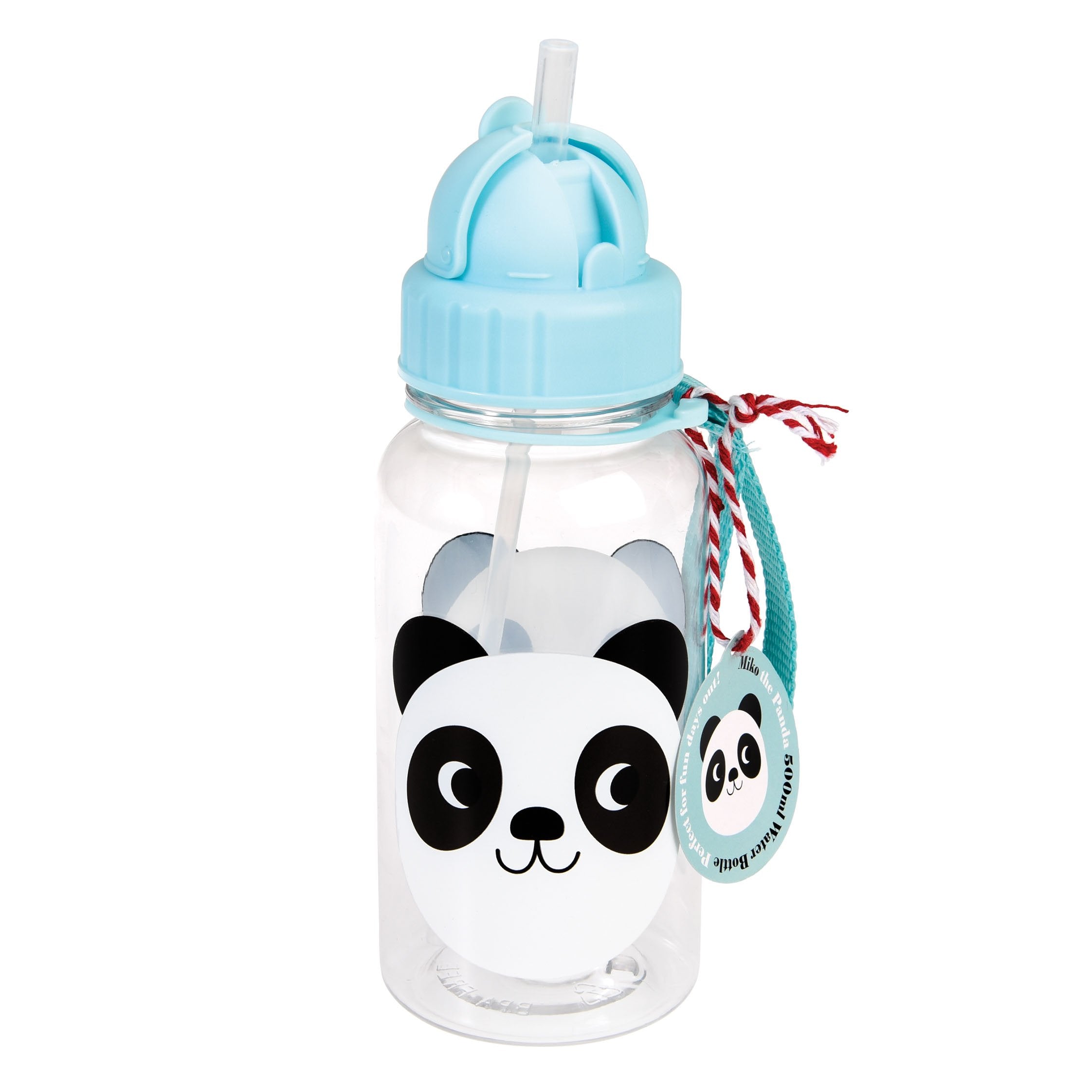 Drinkbeker groot met rietje Panda