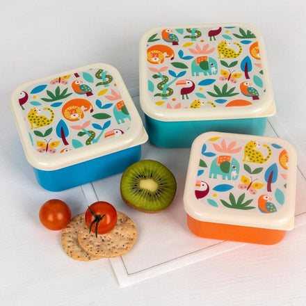 Set 3 snack boxen Wild Wonders