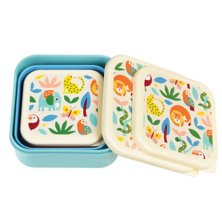 Set 3 snack boxen Wild Wonders