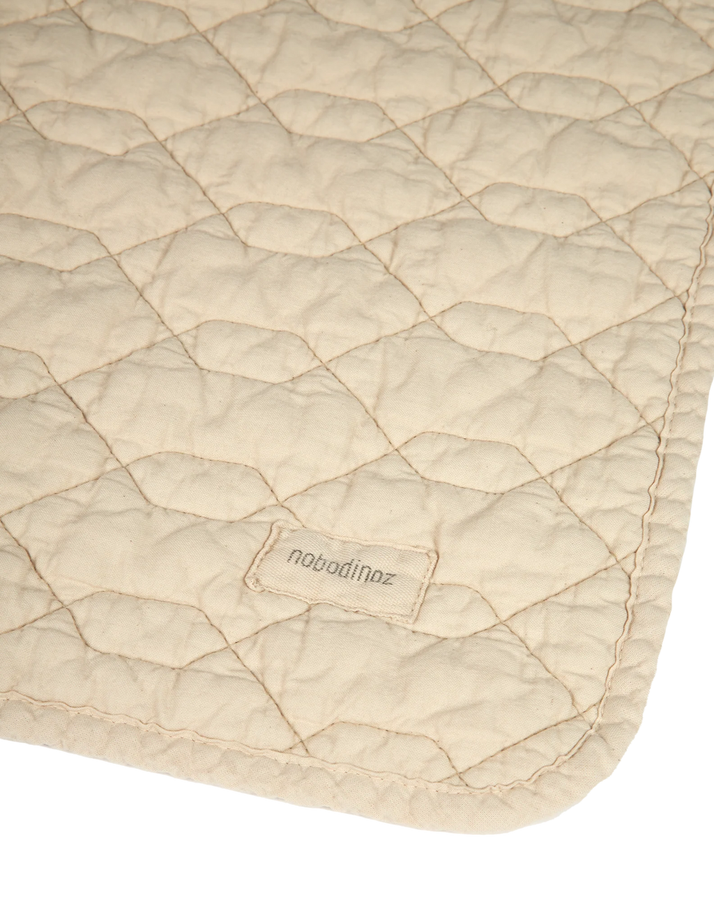 * Nobodinoz Dekentje 100x70cm Wabi Sabi Quilted Deken 100x135cm | Ginger