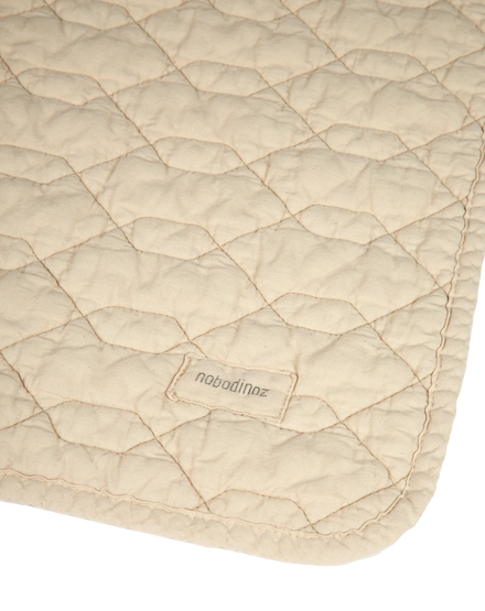 * Nobodinoz Dekentje 100x70cm Wabi Sabi Quilted Deken 100x135cm | Ginger