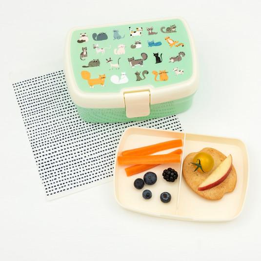 Handige Lunchbox met tray | Nine Lives*