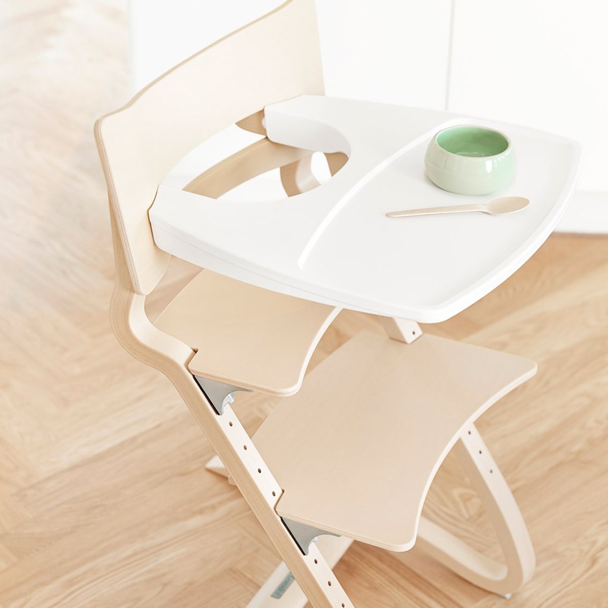 Leander Meegroei Eetstoel Eettablet | Wit