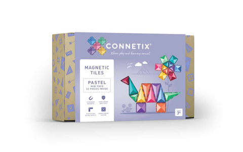 Connetix Tiles Pastel Mini Pack EU | 32 Stuks