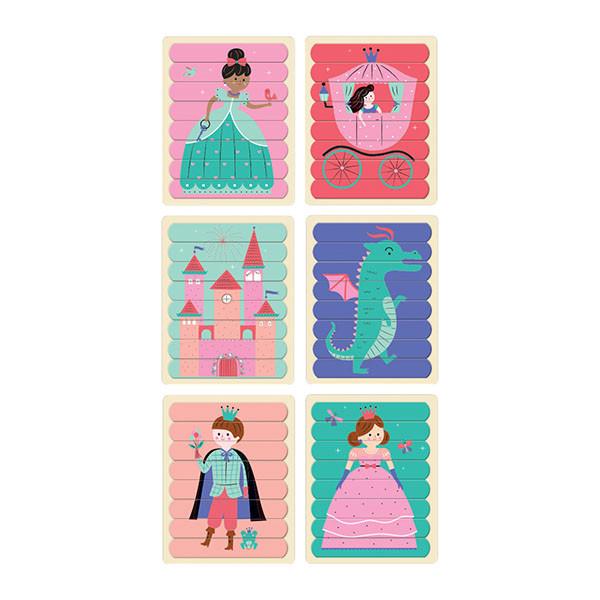 Crocodile Creek 6 stick puzzels 8 stukken - Princess - DE GELE FLAMINGO - 2