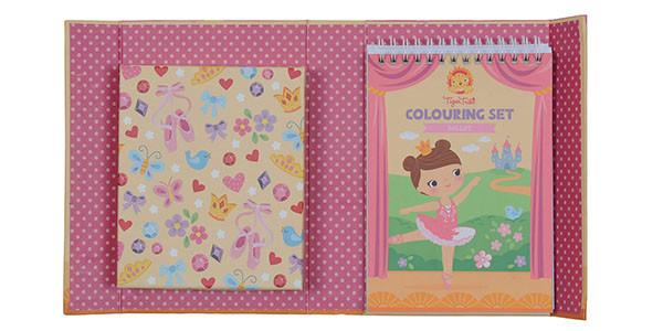 Tiger Tribe meeneem kleur/sticker set - Ballet - DE GELE FLAMINGO - 5