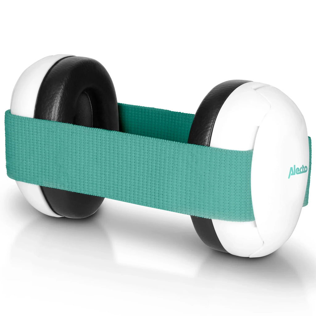 Alecto BV-72 Baby & Peuter Gehoorbescherming | Wit / Mintgroen