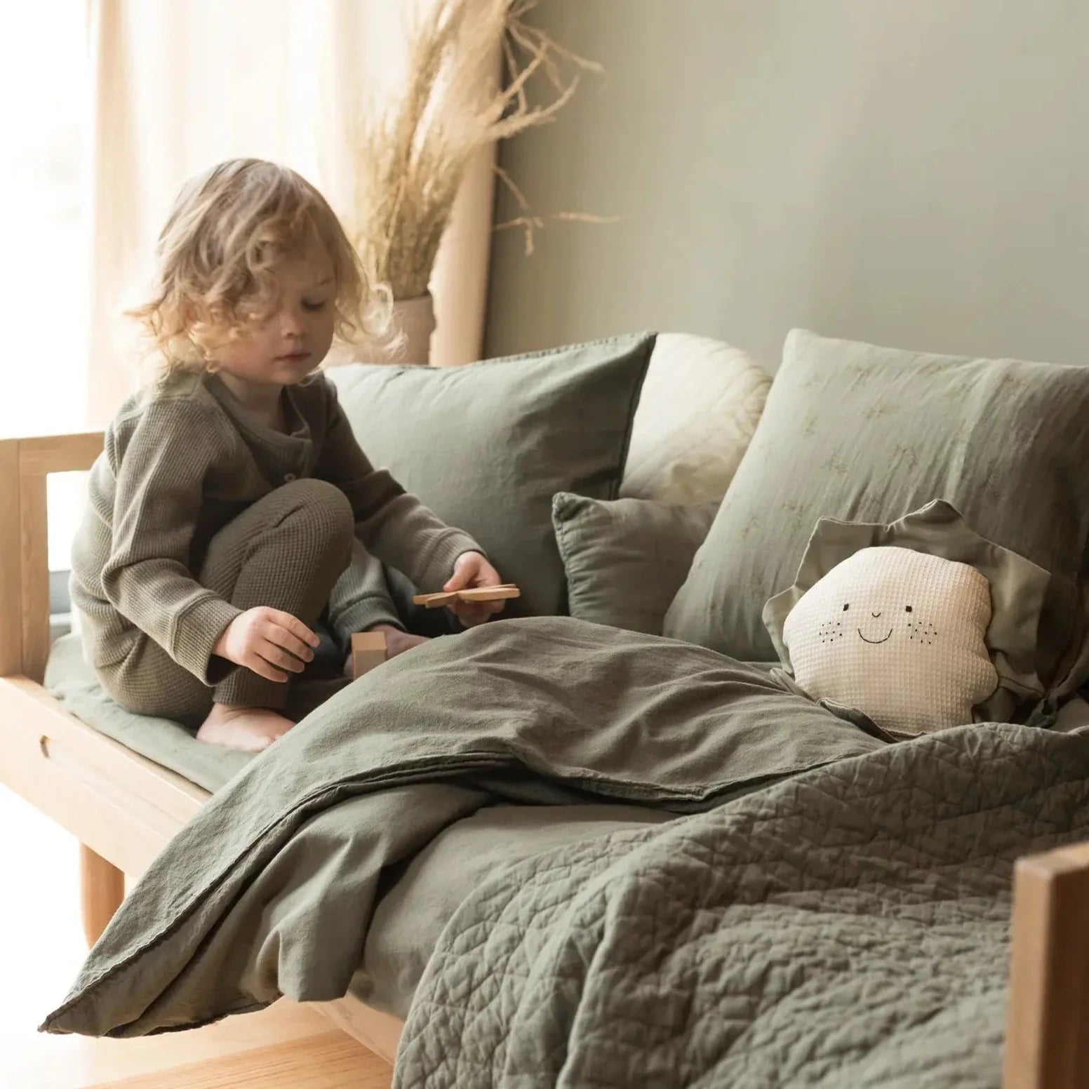 * Nobodinoz Kussen Organisch Katoen | Bloemkool