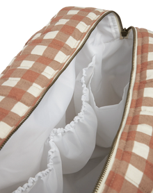 Nobodinoz Hyde Park Waterproof Luiertas | Terracotta Checks *