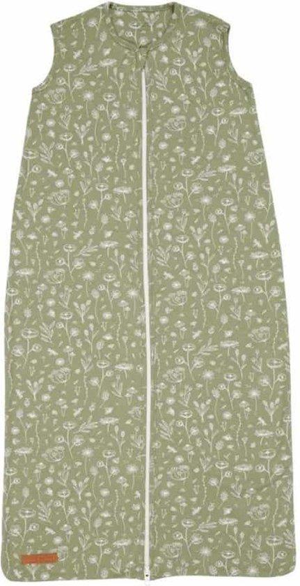 Little Dutch Slaapzak Zomer Katoen 90cm | Wild Flowers Olive