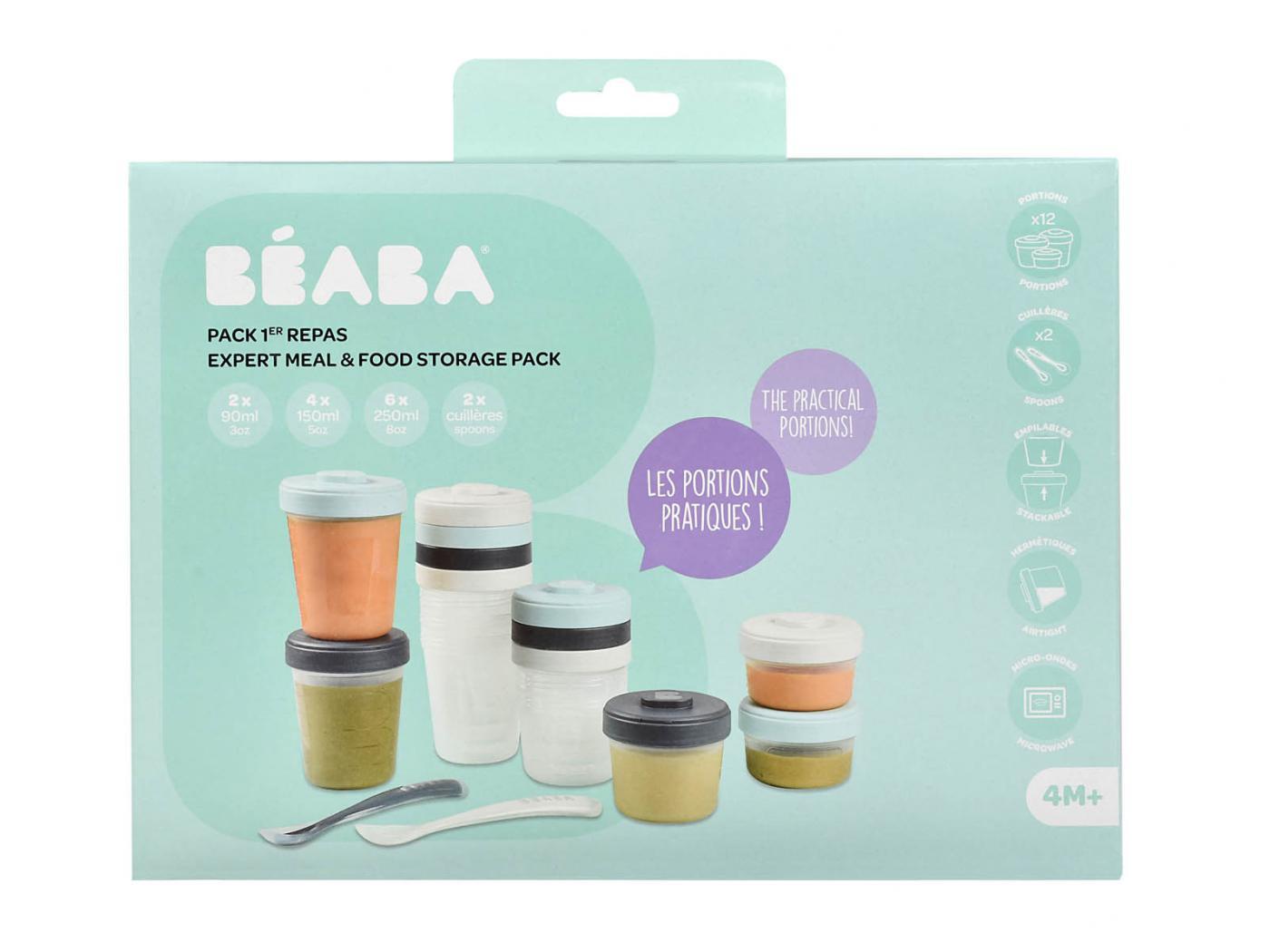 Béaba Bewaarpotjes Food Clip 14 stuks Storm