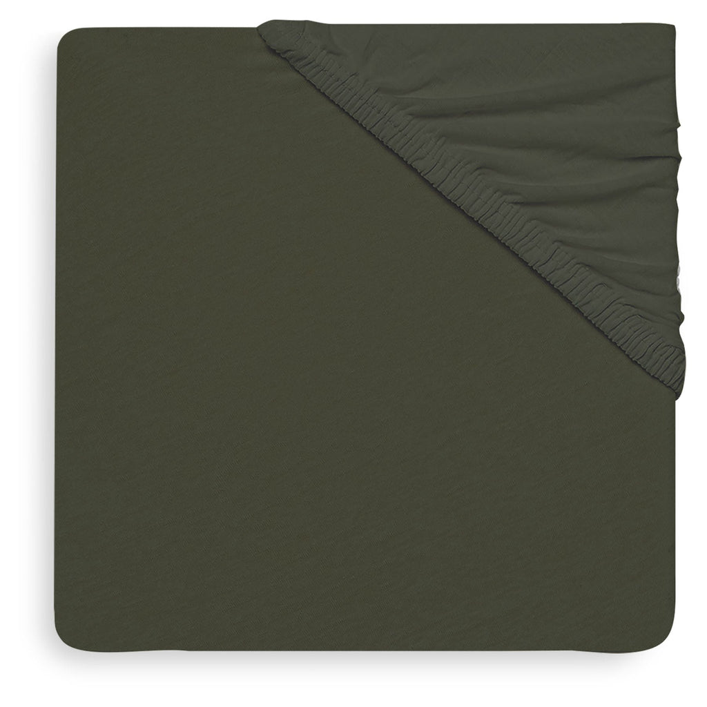 ZZZ Jollein Hoeslaken Jersey Wieg 40/50x80/90cm | Leaf Green 2-Pack