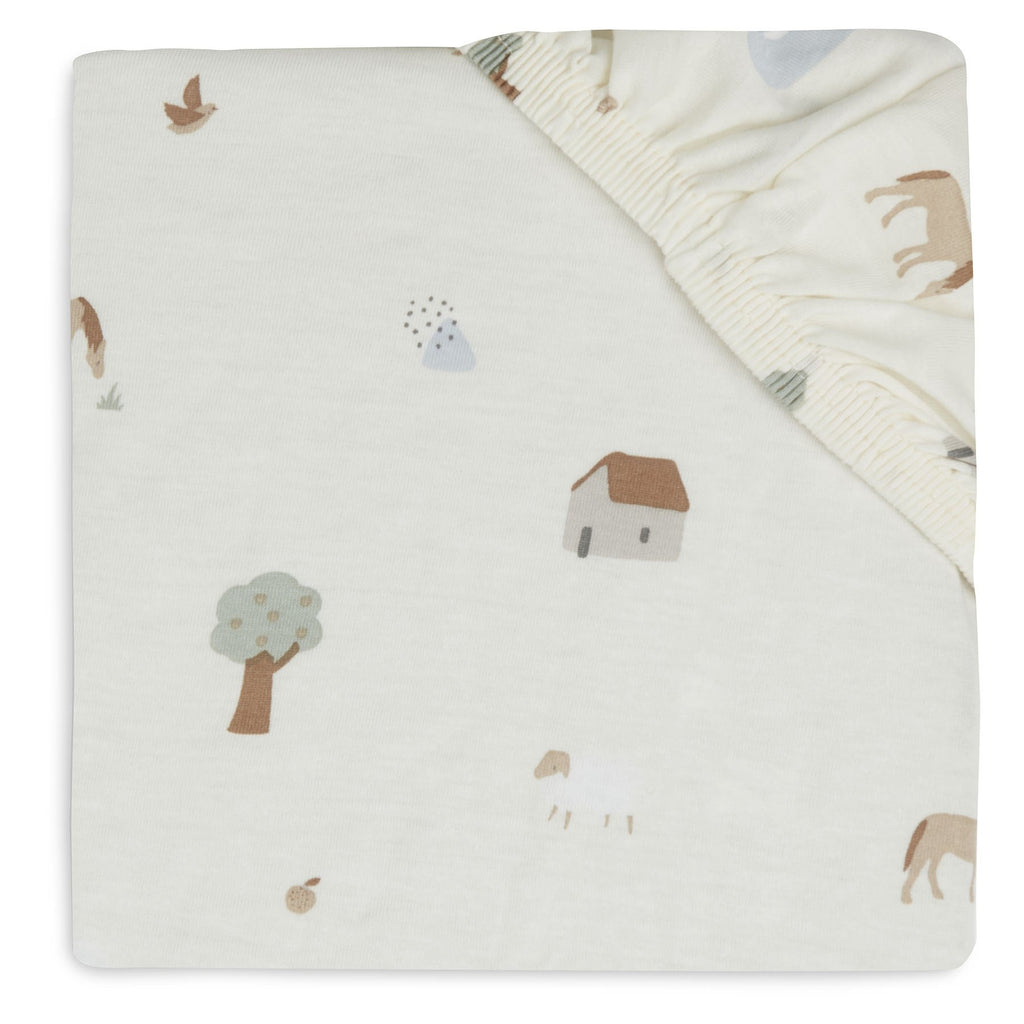 ZZZ Jollein Hoeslaken Jersey 60x120cm | Farm