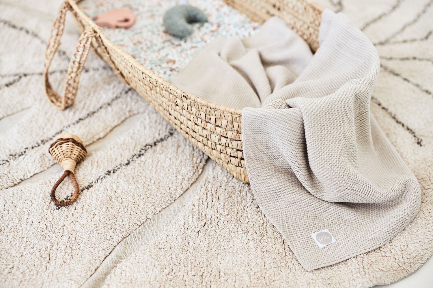 Jollein Deken 100x150cm | Basic Knit Nougat