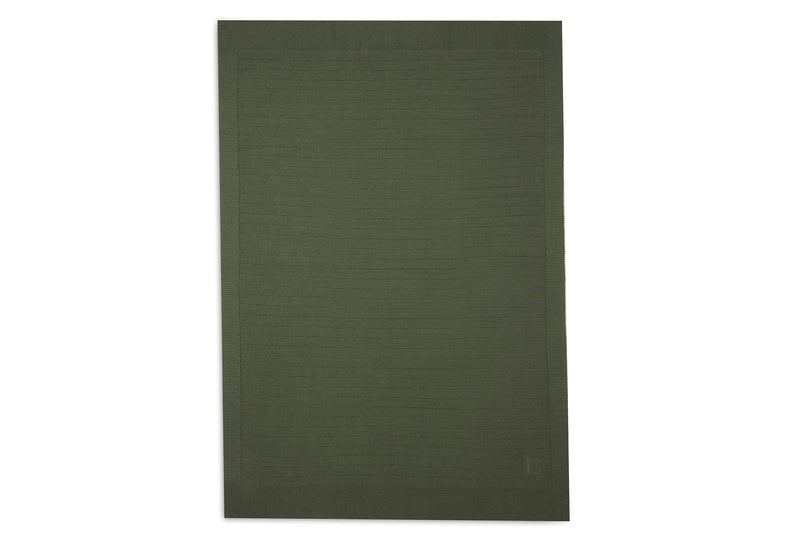 Jollein Wiegdeken 75x100cm | Pure Knit Leaf Green