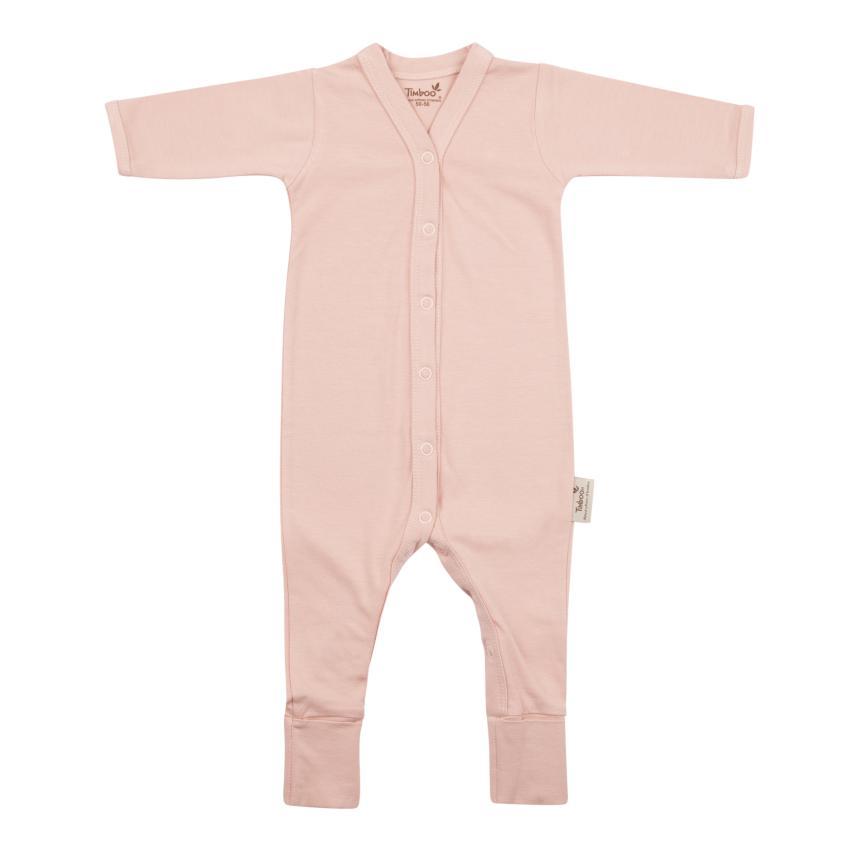 Timboo Babysuit Longsleeve | Misty Rose *