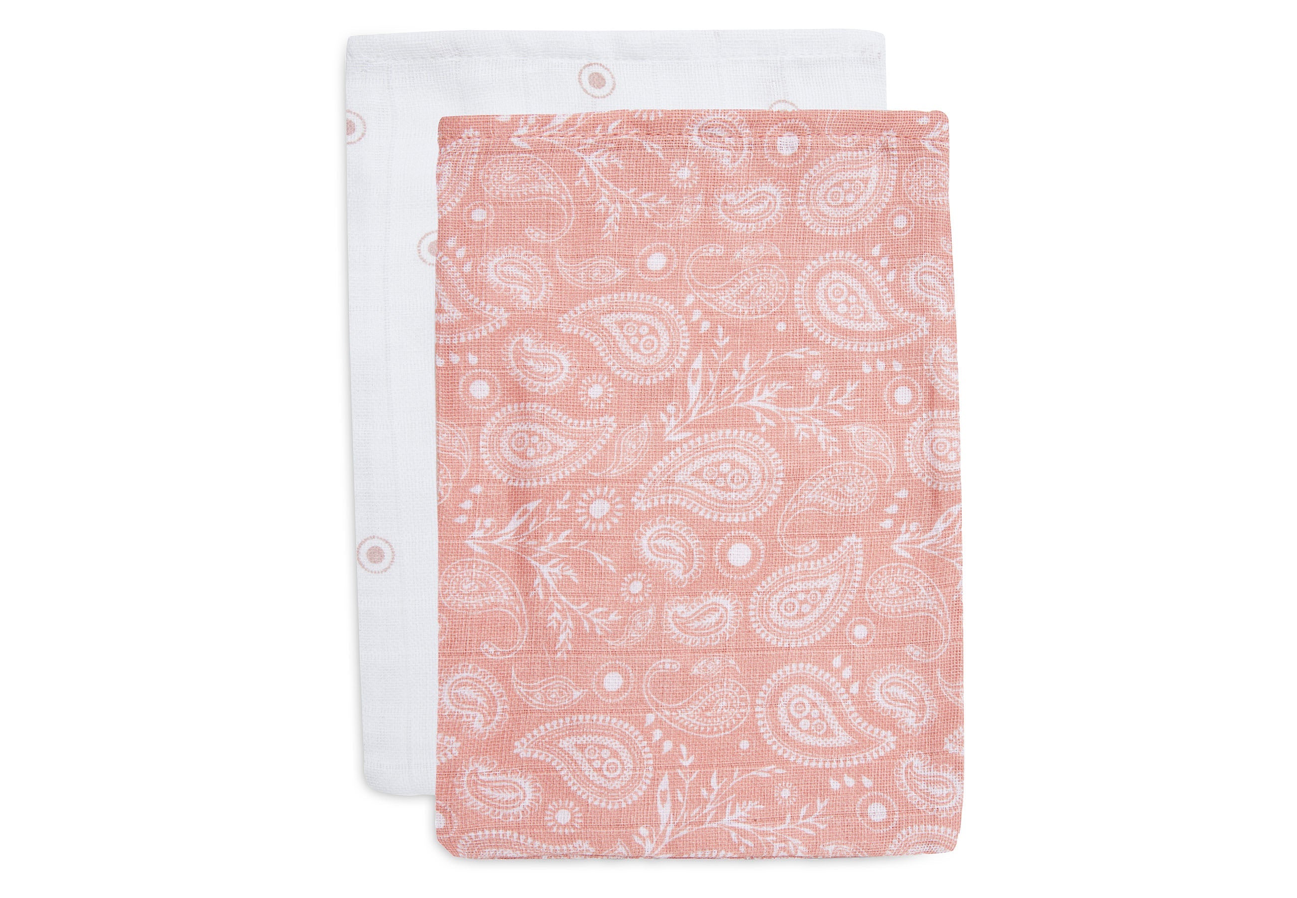 * Jollein Set 3 Hydrofiele Washandjes | Paisley & Halo Rosewood