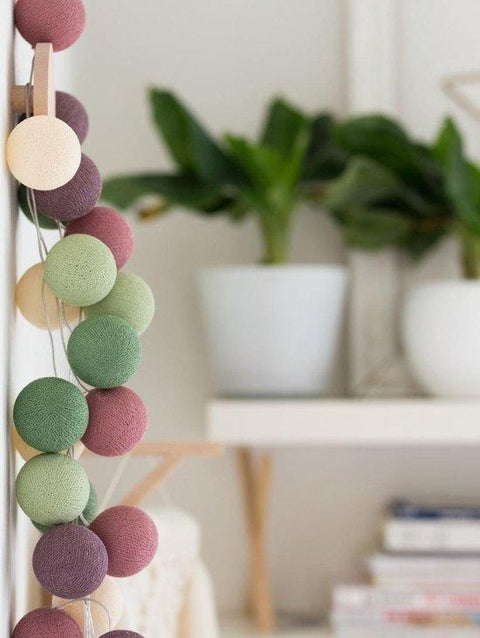 Cotton Ball Lights Lichtslinger 20 stuks - Forest Fruit