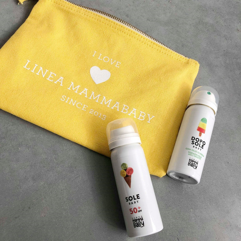 Linea Mamma Baby | Baby Sun Pocket Travel set Zonnecrème