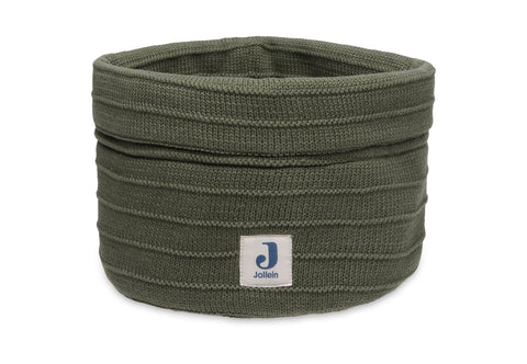 Jollein Opbergmand Voor Commode | Pure Knit Leaf Green