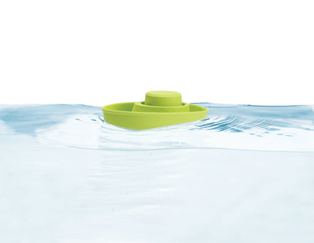 Plantoys Badspeelgoed Rubber Boat | Pastel Green