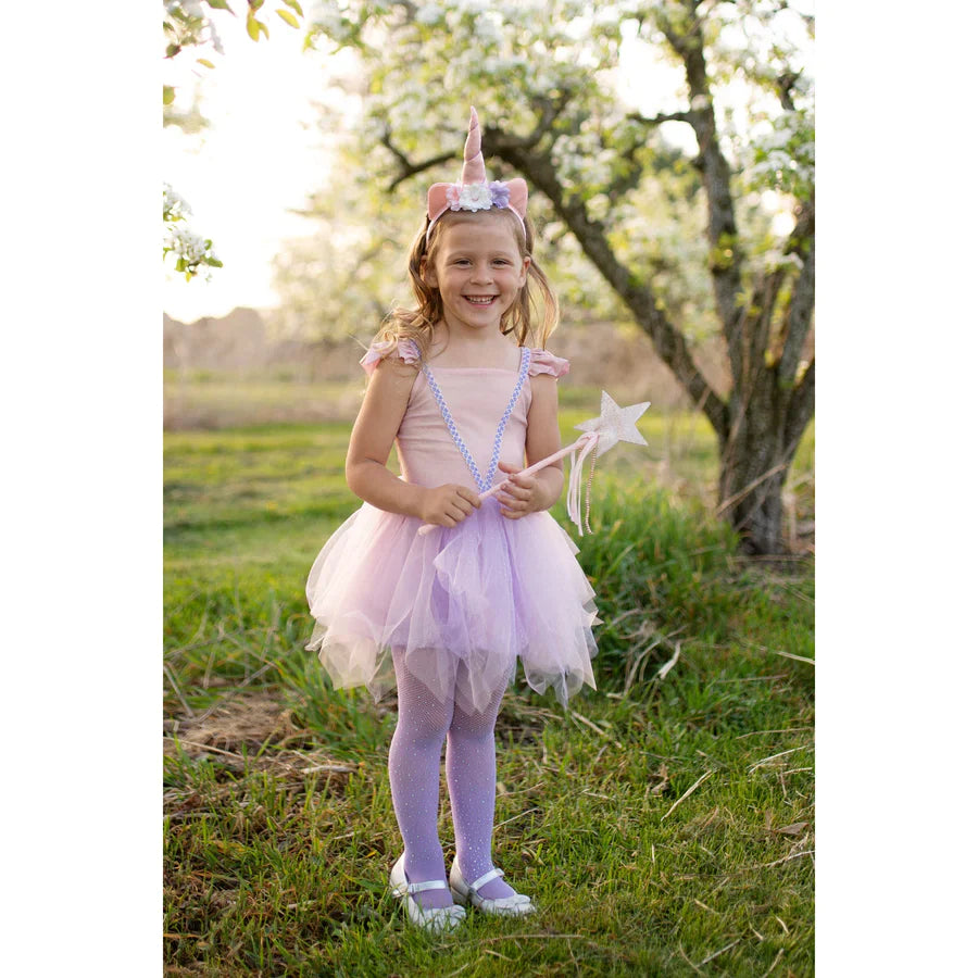 * Great Pretenders Shimmer Eenhoorn Jurk + Diadeem | 3-4 Jaar