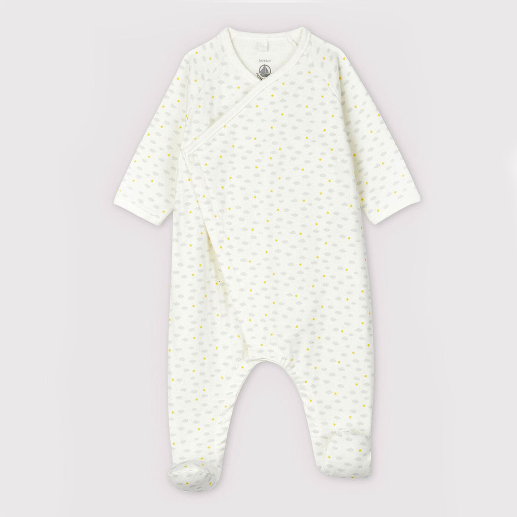 zzz Petit Bateau Pyjama | Wolkjes Fluwelen