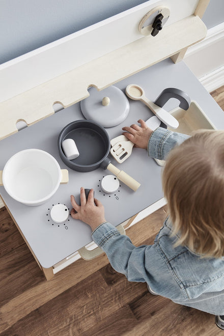 Kid's Concept Houten Keukentje Natural/Wit