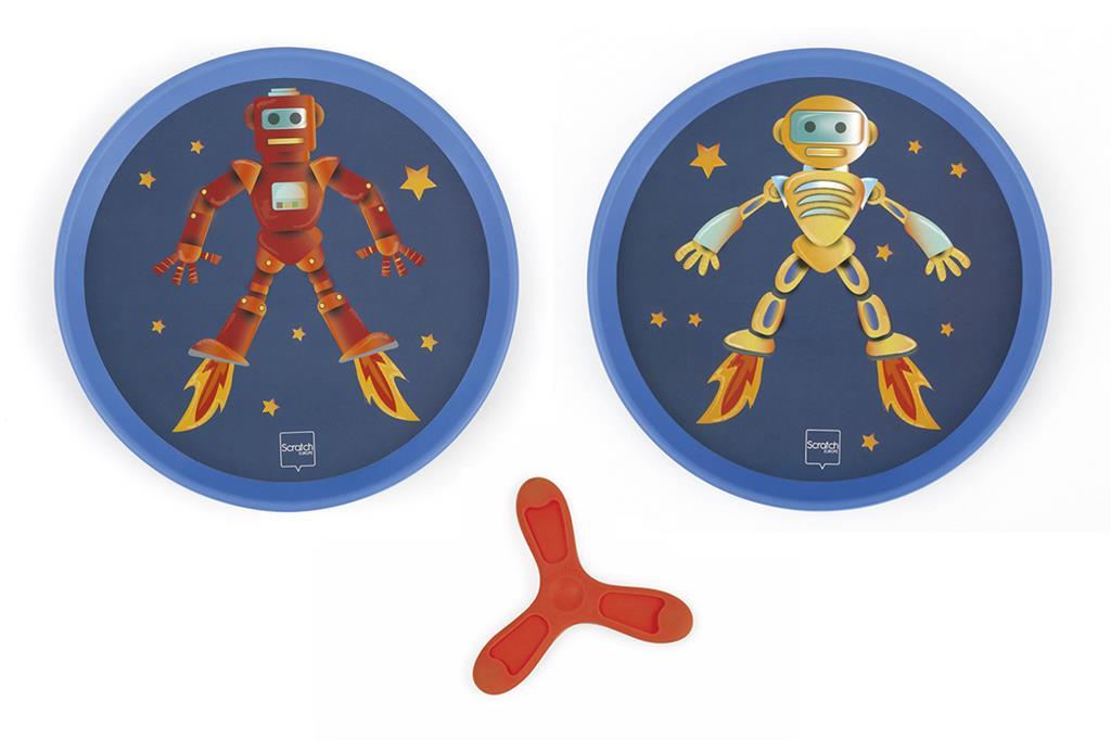 Scratch Magnetisch Duo Disker Spel | Robot