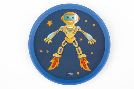 Scratch Magnetisch Duo Disker Spel | Robot