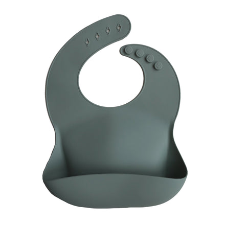 Mushie Bibs Siliconen Slab - Cambridge Blue