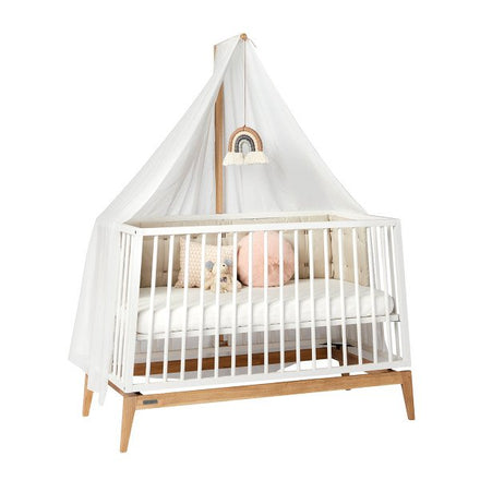 Leander Canopy Klamboe Linea Babybed | Wit