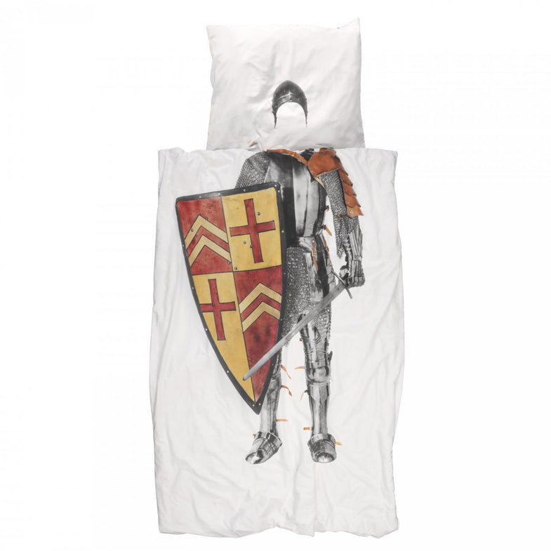 SNURK dekbedset 140 x 200/220cm Knight - DE GELE FLAMINGO - Kids concept store 