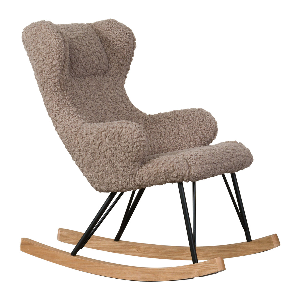 Quax Rocking Kids Chair De Luxe | Stone