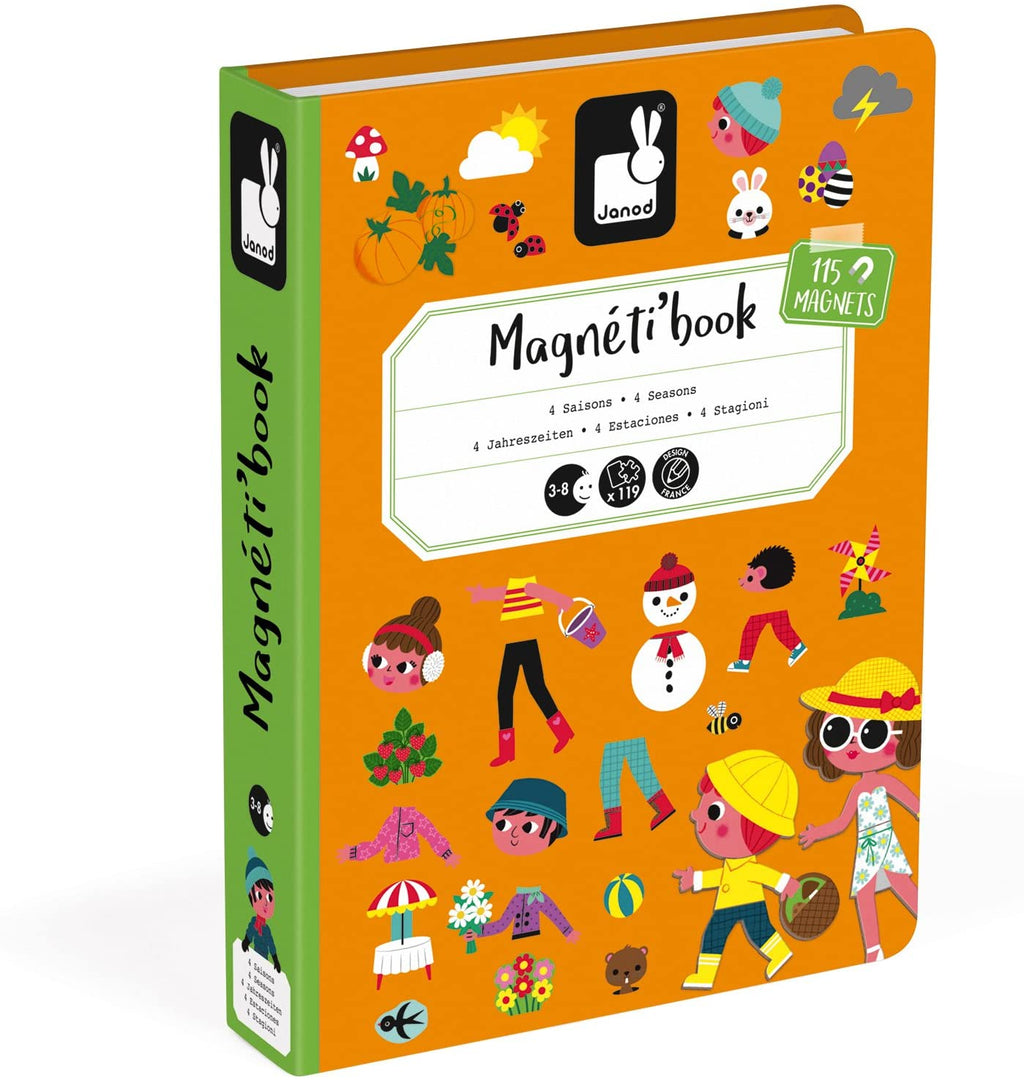 Janod Magneti'Book Meeneem Magneetset | 4 Seasons