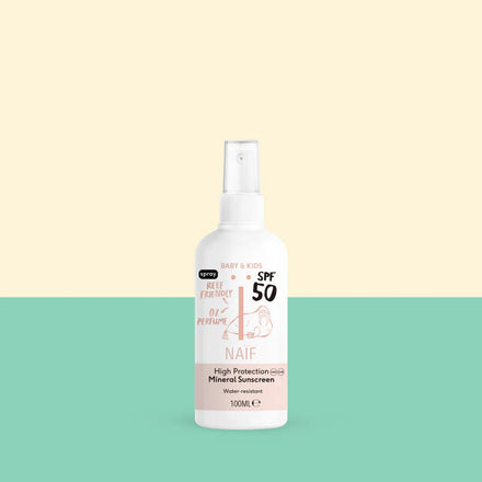 Naïf Zonnebrand Spray Voor Baby & Kids SPF50 0% Parfum | 100ml