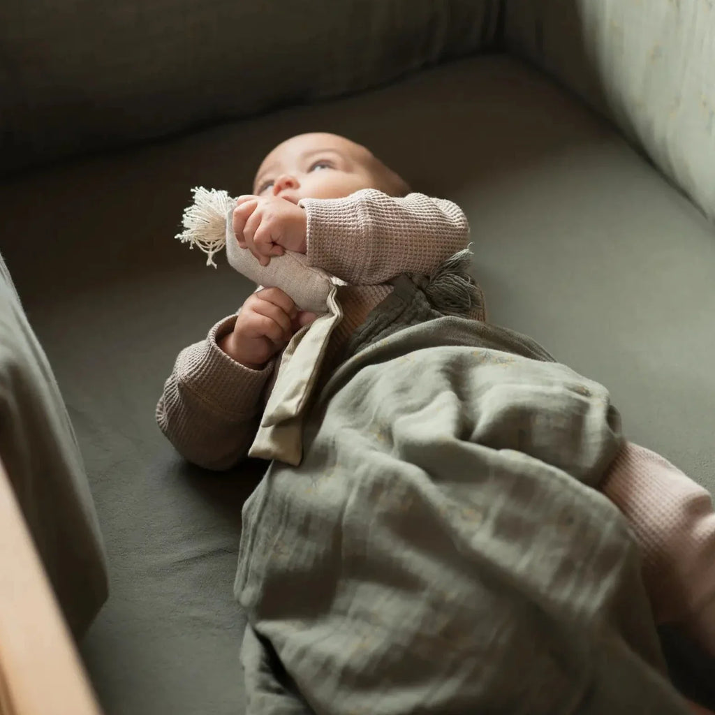* Nobodinoz Wabi Sabi Geboortecadeau Swaddle | Flore Vetiver