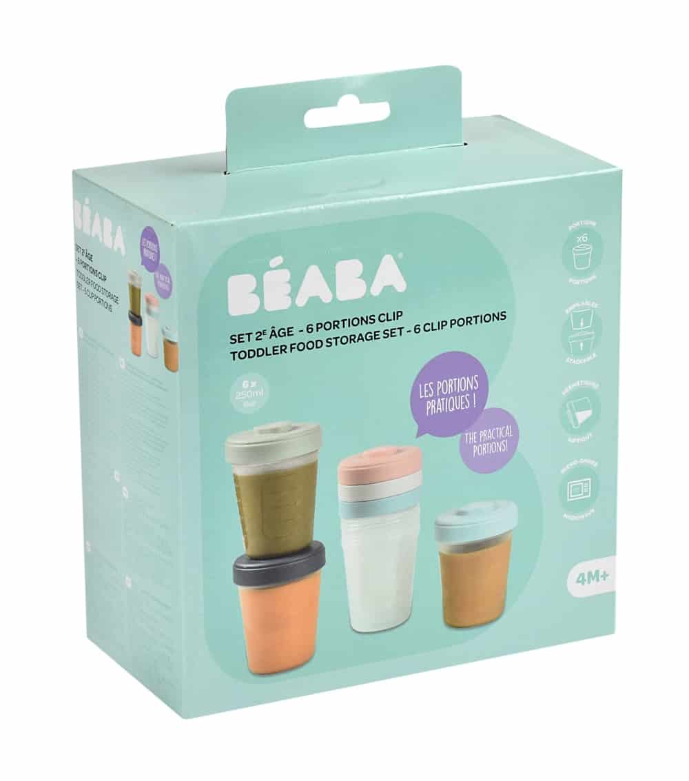 Béaba Bewaarpotjes Food Clip 6x250ml