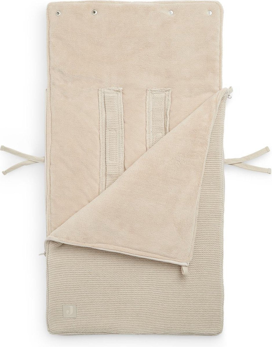 * Jollein Voetenzak Maxi Cosi 0+ 3/5 punts | Basic Knit Nougat