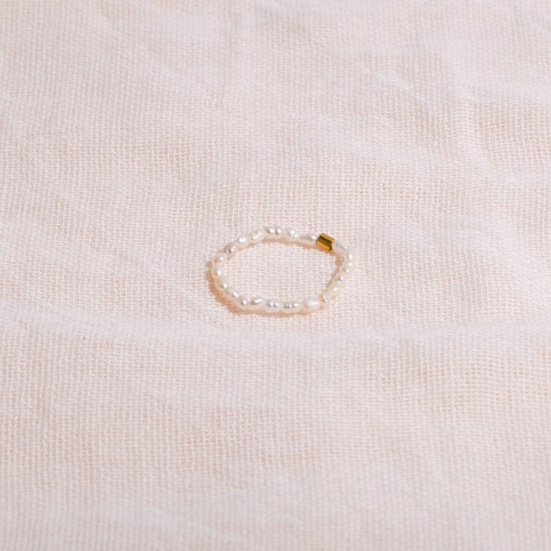 Galore Ring Pearl | Gold Women Large