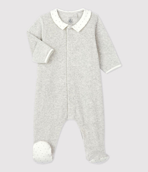 Petit Bateau Body Pyjama Baby | Beluga Chine  *